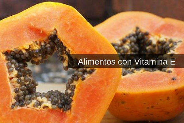 Alimentos con Vitamina E